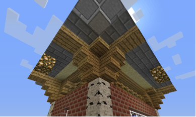Minecraft image of roof.