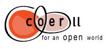 coerll: for an open world, logo.
