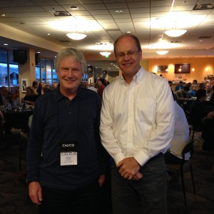 Philip Hubbard (left, Stanford University) and Scott Payne (right, McGraw Hill Education).