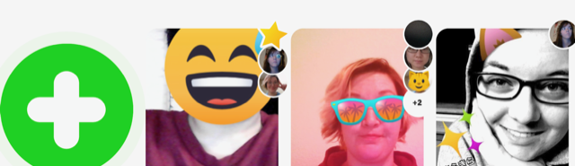 Flipgrid student responses with stickers and decorations