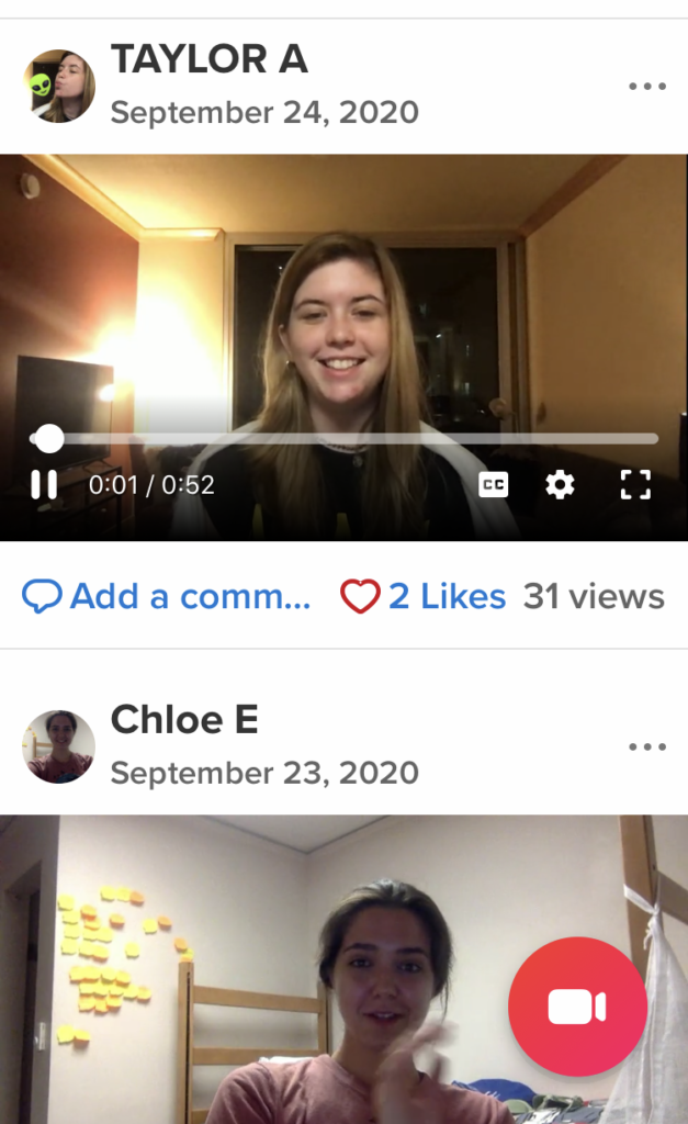 Russian Flagship students at the University of Wisconsin-Madison post video responses to a “question of the week” to help them stay connected