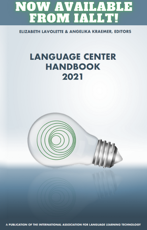 Picture 10 - The cover of the new Language Center Handbook, edited by Elizabeth (Betsy) Lavolette and Angelika Kraemer