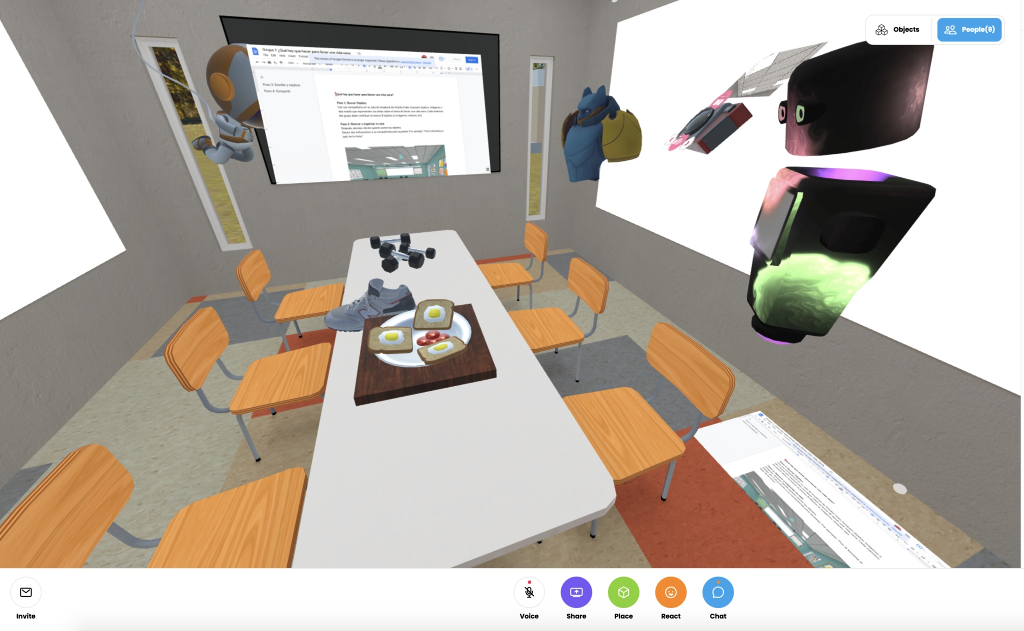 Bringing VR Experiences into the Language Classroom with Mozilla Hubs