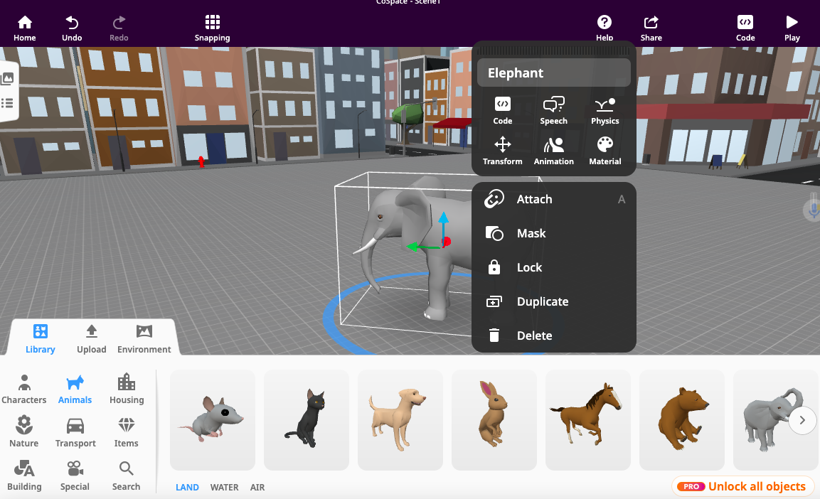 CoSpaces Edu Training & Projects - Merge Cube Add-On