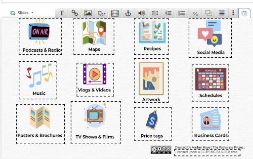 Picture 16 - A screenshot of completed buttons on top of the icons in panel 2