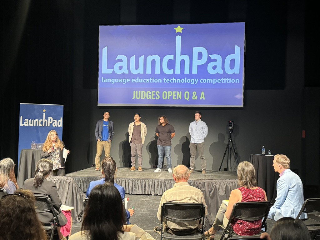 Picture 3 – 2024 Launchpad finalists answer the judges’ questions