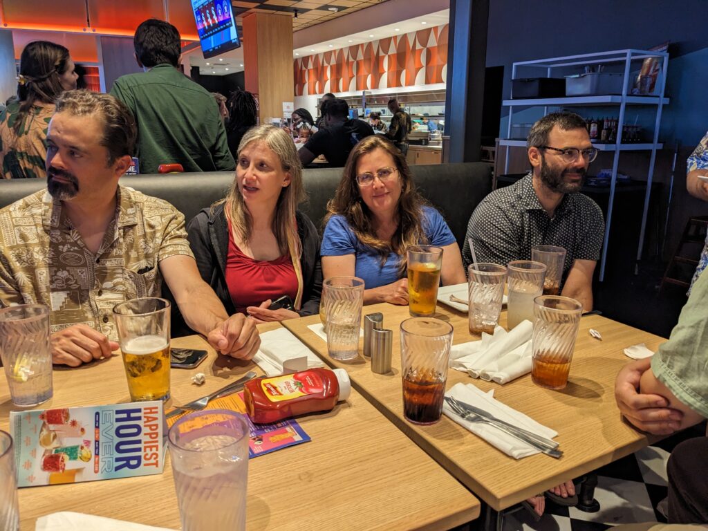 Picture 14 - IALLTers enjoying themselves at the closing party; Photo credit: Shannon Donnally Quinn