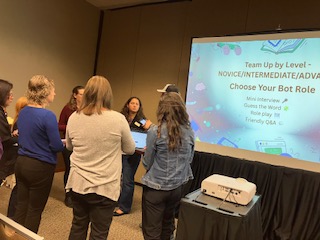 Picture 7 – Teachers collaborating during the MIWLA session