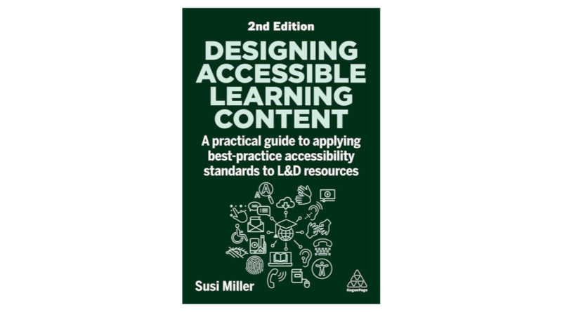 Book cover: Designing Accessible Learning Content by Susi Miller