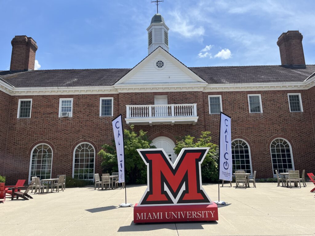 Picture 1 - The Marcum Conference Center at Miami University, which provided both lodging and conference rooms at CALICO 2026 (photo credit: Lisa Frumkes)
